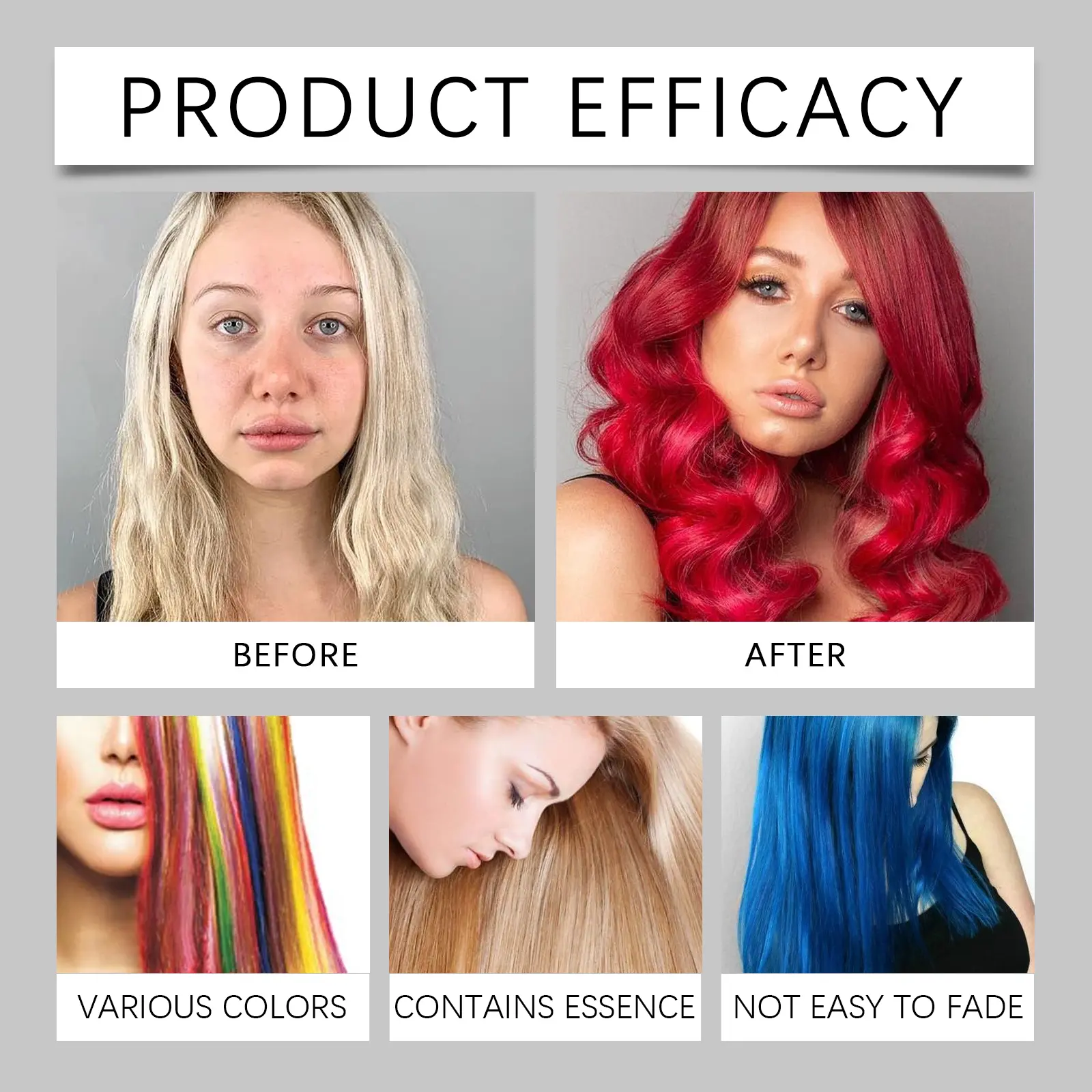 Hoegoa Magic Hair Wax series Colorful hair Color herbal gentle moisturizing and easy color to add luster to hair