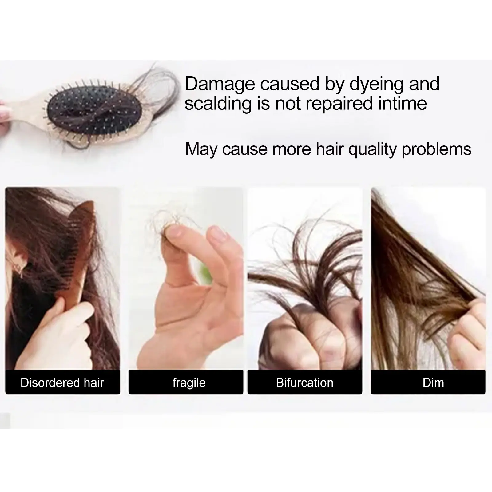 EELHOE Rosemary Repair Damaged Hair Mask Scalp Treatment Improve Frizzy Dryness Smoothing Straightening Cream Hair Care Products