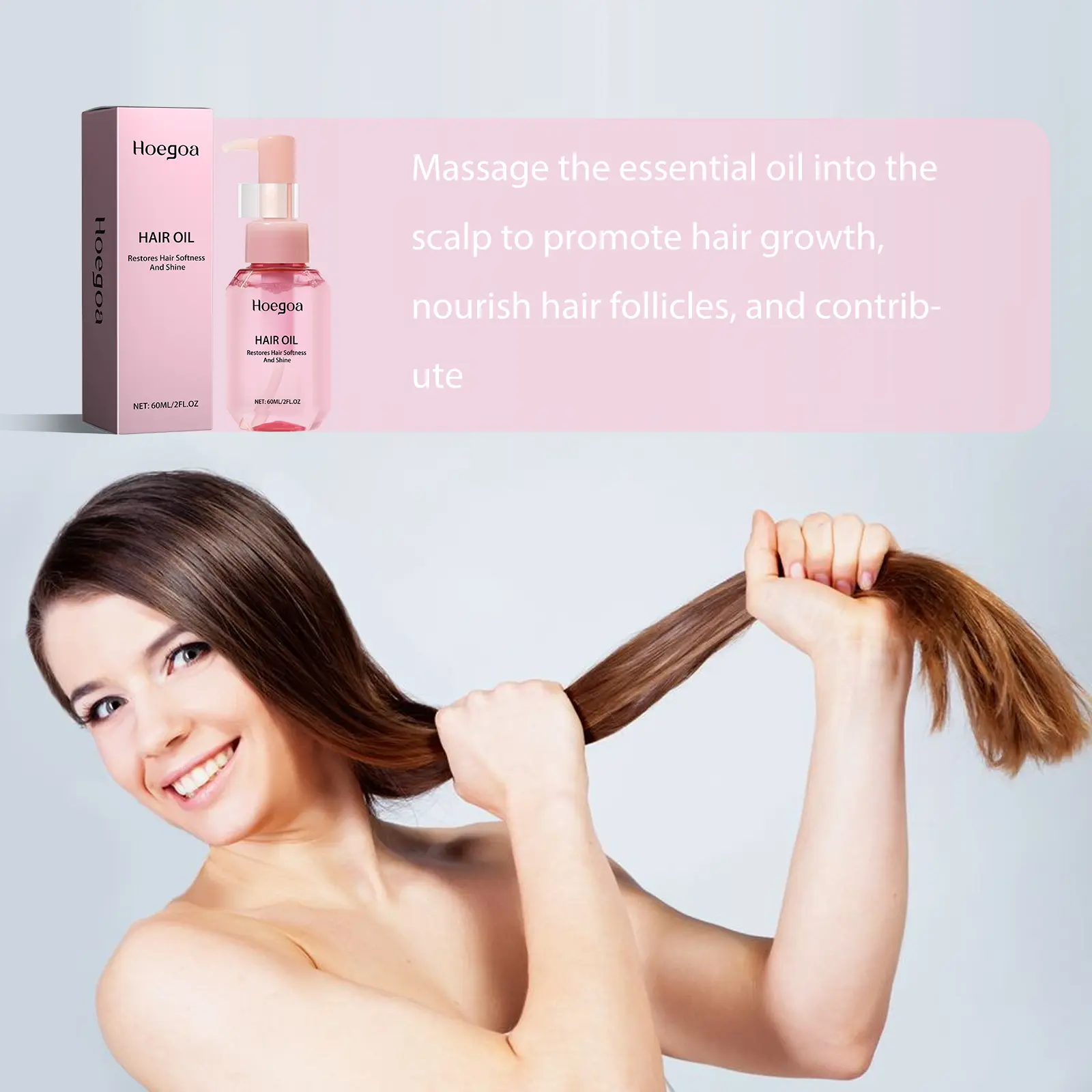 Hair Essence Oil Repair Damage Reduce Loss Scalp Treatment Promote Nourishes Absorb Effective Prevent Baldness Hair Growth Serum