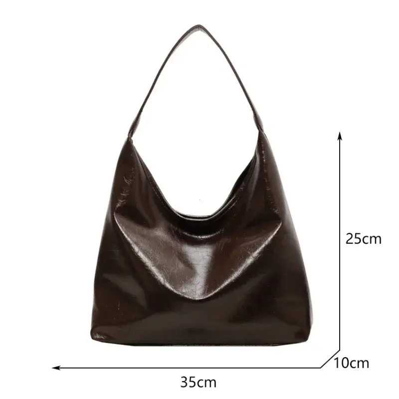 Large Capacity Red Bag For Women 2024 New Retro Texture Single Shoulder Tote Bags Fashion Versatile Casual Ladies Handbags