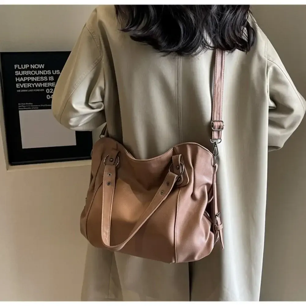 Female Hobo Handbag Large Capacity Soft Leather Shoulder Bags Big Stylsih Tote Bag Ladies Hobos Messenger Bags Women Сумочки