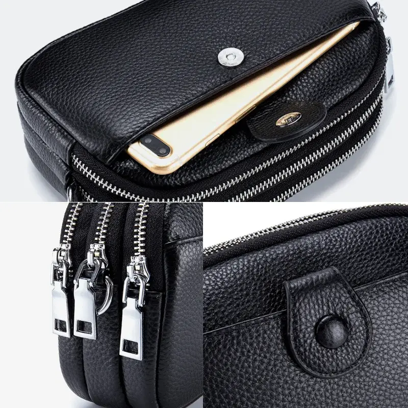 Trend Women Crossbody Bag Retro Soft Leather Lady Shoulder Bag Versatile Female Handbag Simple Designer Messenger Bags Purses
