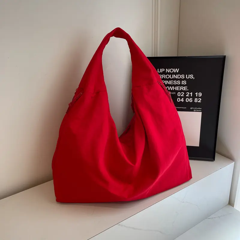 Nylon High Capacity Casual Shoulder Bags Commuting Interior Compartment Women's Bags on Sale 2025 Fashion Solid Color Handbags