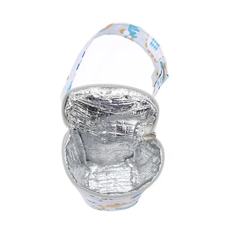Baby Milk Bottle Insulation Bags Cartoon Portable Waterproof Feeding Bottle Thermal Bag Milk Warmer Cooler Stroller Hang Bags