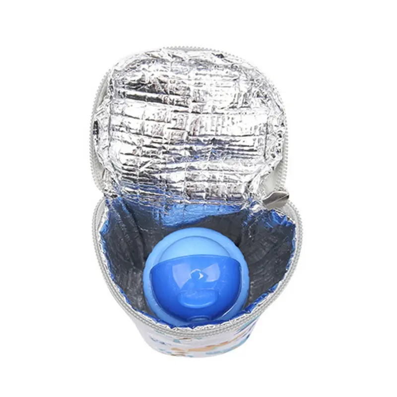 Baby Milk Bottle Insulation Bags Cartoon Portable Waterproof Feeding Bottle Thermal Bag Milk Warmer Cooler Stroller Hang Bags