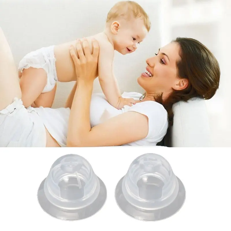 2pcs Silicone Nipple Sucking Corrector Pregnant Women Flat Retraction Puller Breast Shaper Nipple Breast Correction