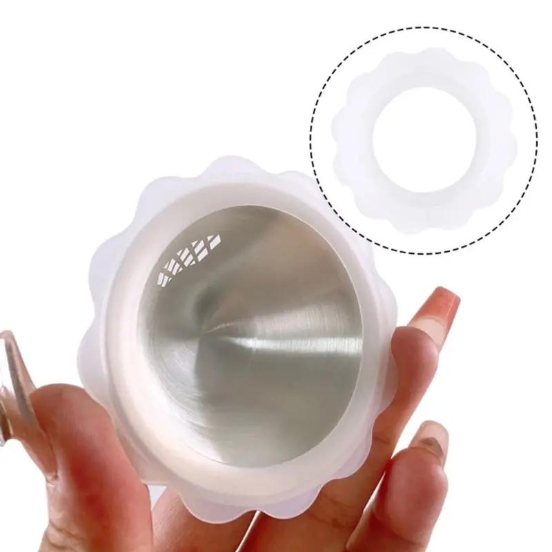 2pc Silver Nursing Cups Covers Silcone Rings Newborn Essentials Must Haves Breastfeeding Nipple Nursing Accessories