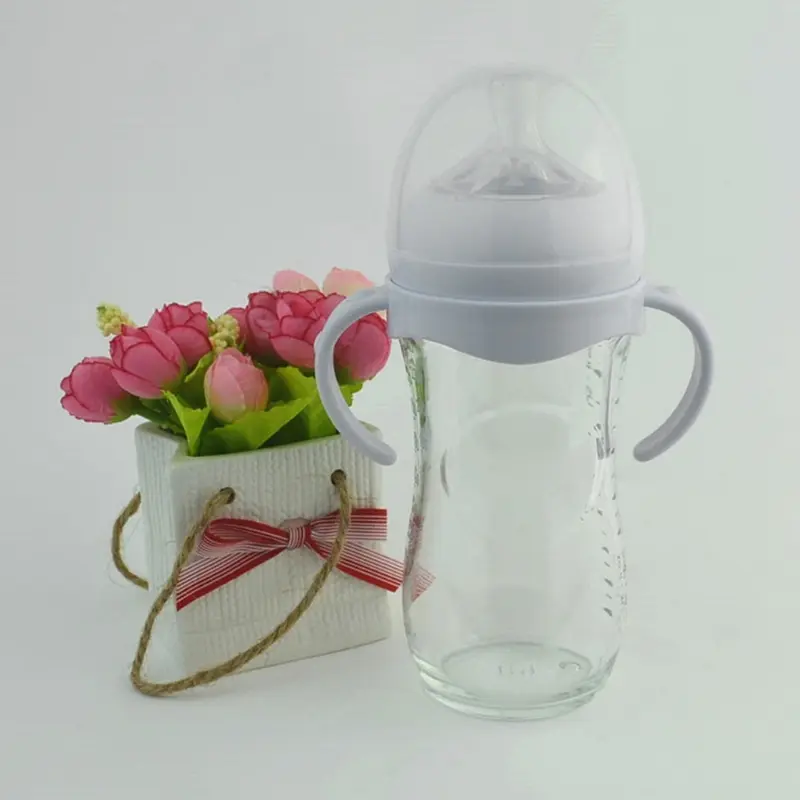 1Pc Baby Accessories Hand Shank For Feeder Bottle Grip Handle For Avent Natural Wide Mouth PP Glass Baby Feeding Bottles