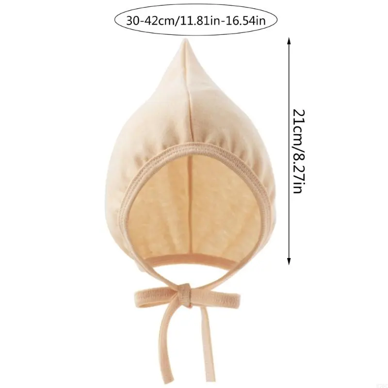 Cute Baby Hat Cotton Newborn Elf Hat Infant Beanie Hats for Girls Boy Bonnet Spring Autumn Korean Toddler Cap Accessories 0-12M