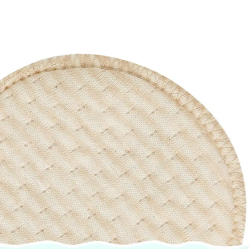 4pcs Reusable Nursing Breast Pads Washable Soft Absorbent Baby Breastfeeding Breast Cotton Pads for Pregnant Women