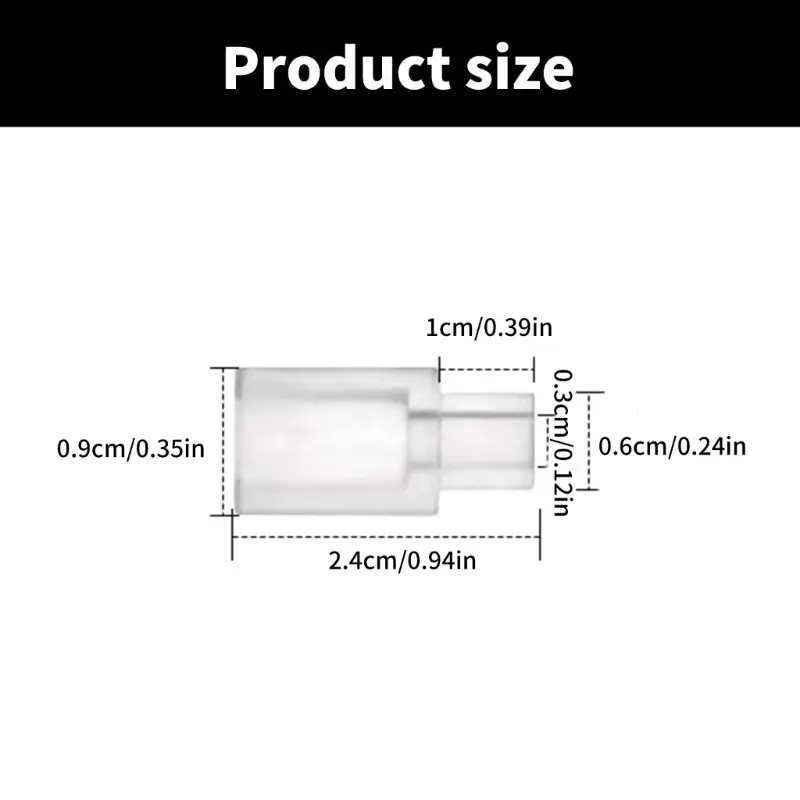 Breast Milk Collector Connector Repair Part for Spectra Breast Pump Accessories Replacement Baby Feeding Tool Hose Connector