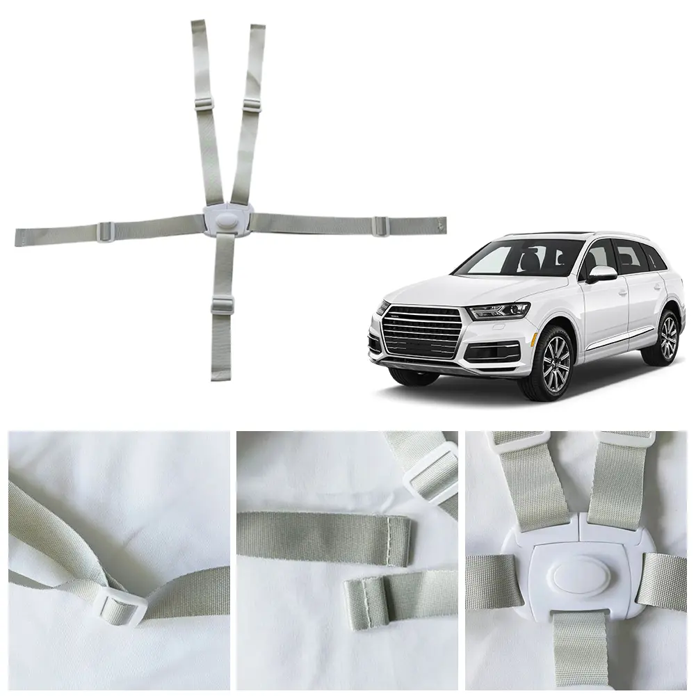 Children's Dining Chair Safety Belt 5 Point Baby High Chair Harness Adjustable Baby Seat Belt for Pushchairs Pram Buggy