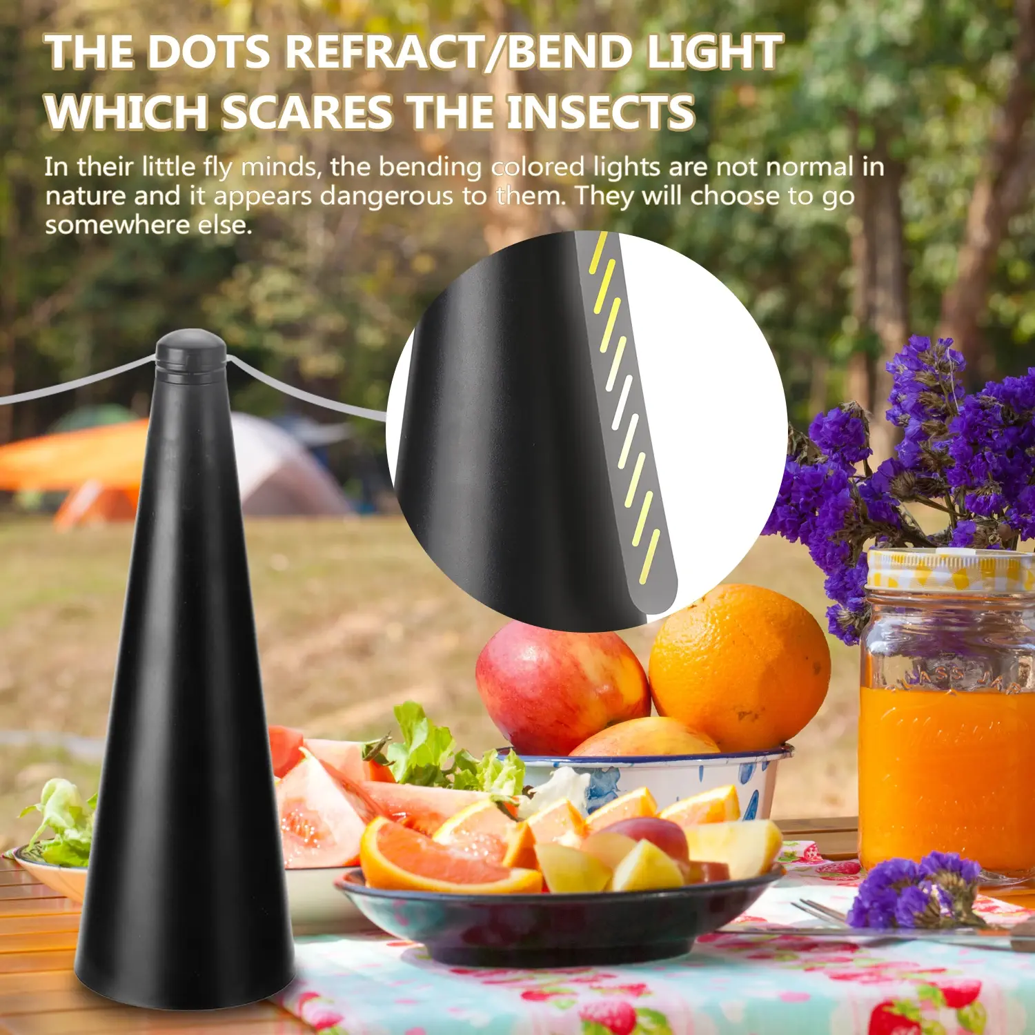 Fly Repellent Automatic Fan Fly Fans Pest Repellent Table Fan Battery/USB Powered Bug Repellent Keep Flies Away For Home Outdoor