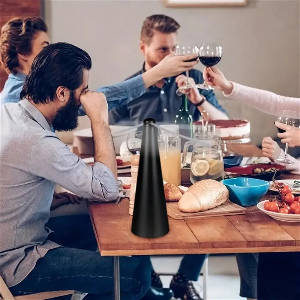 Fly Repellent Automatic Fan Fly Fans Pest Repellent Table Fan Battery/USB Powered Bug Repellent Keep Flies Away For Home Outdoor