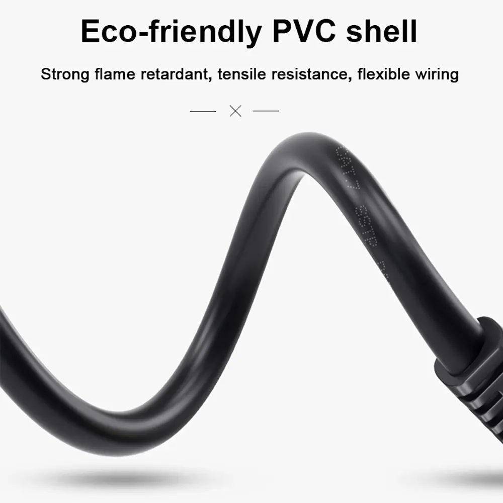 CAT7 Ethernet Cable 10Gbps High Speed Round Lan Cable SFTP RJ45 Network Cable Internet Cord for Router Modem PC PS4 Patch Cable