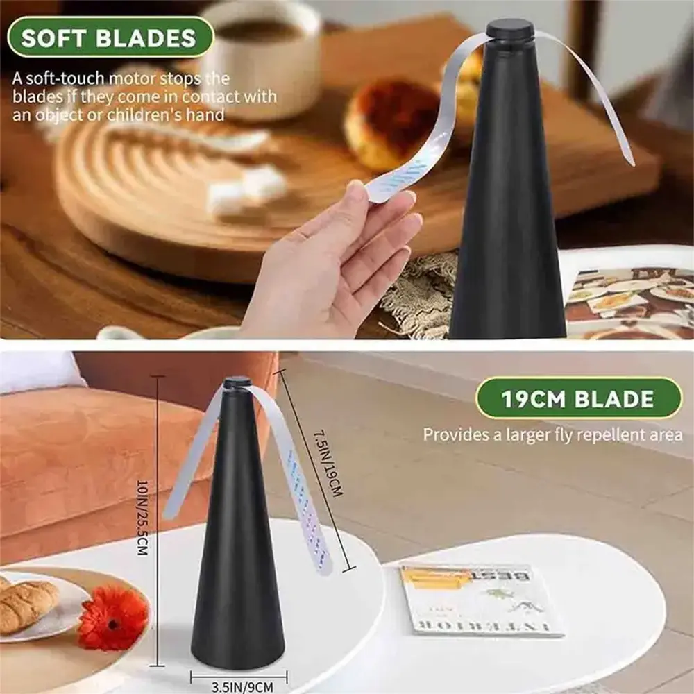 Automatic Mosquito Repellent Fan Fly Mosquito Repeller Fan Battery Powered Portable Pest Control for Home Outdoor Picnic