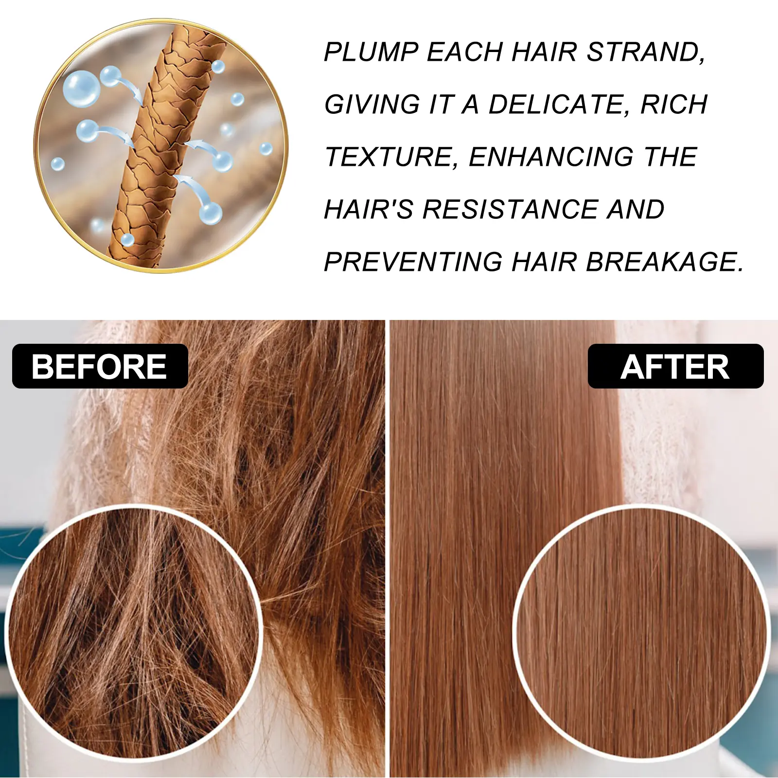 Hair Straightening Cream Repair Damaged Frizzy Hair Restore Soft Smooth Shiny Hair Moisturizing Keratin Protein Correction Cream