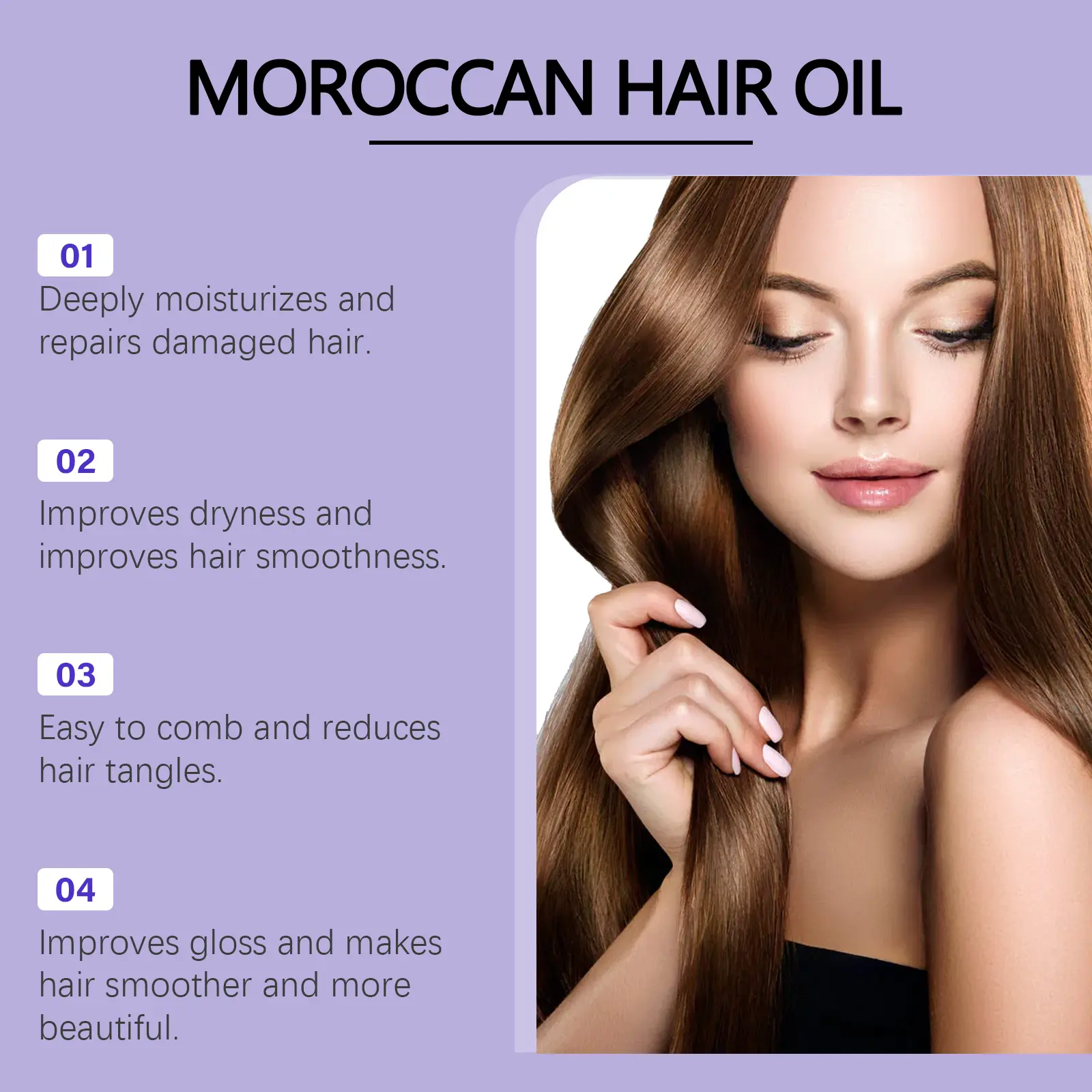 Moroccan Hair Care Essential Oil Deep Nourish Moisturizing Repair Damage Softening Improvement Dry Knotting Hair Care Products