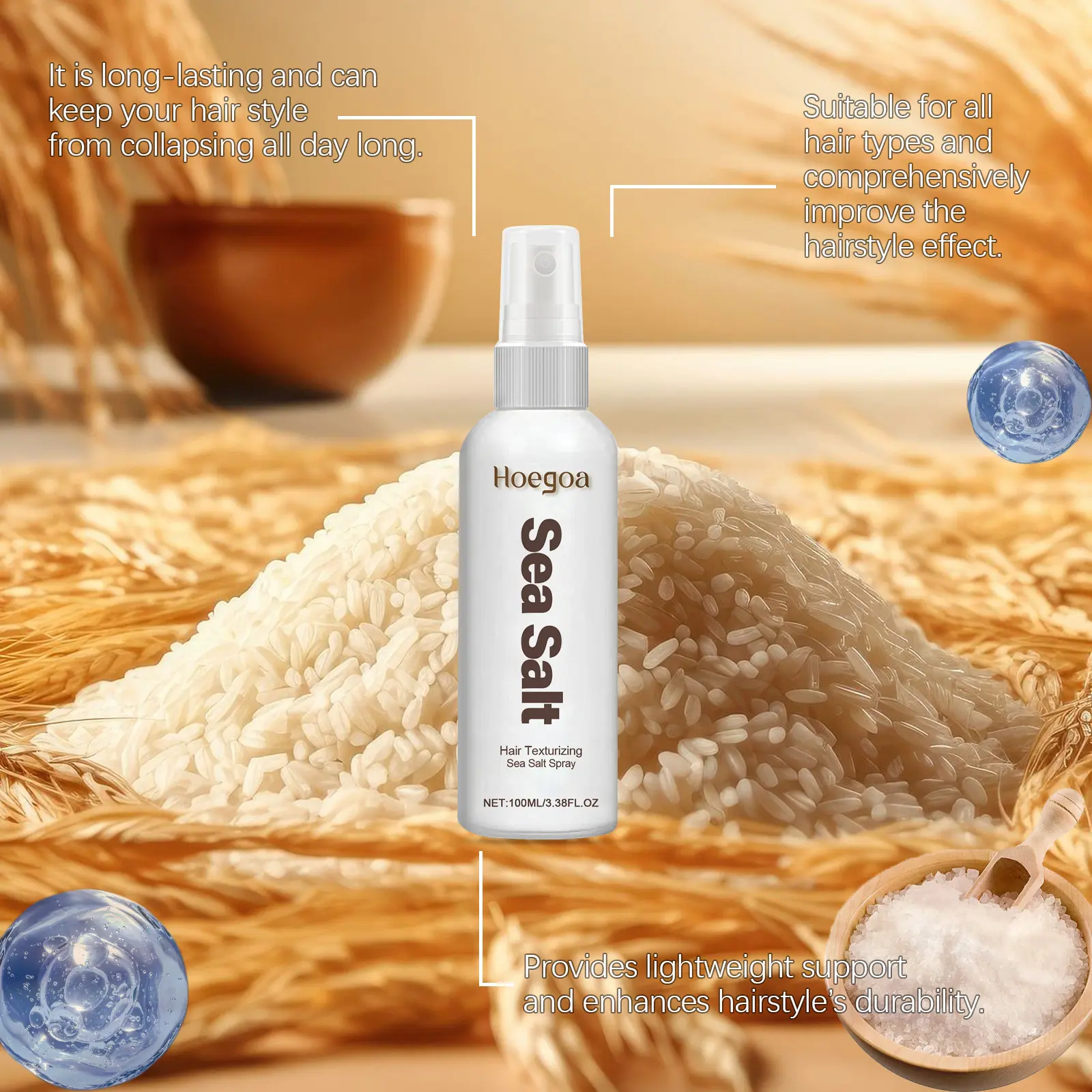 Hair Spray without Shampoo Can Make Hair Greasy and Refreshing in Seconds,Convenient and Fast to go out. Necessary for Traveling