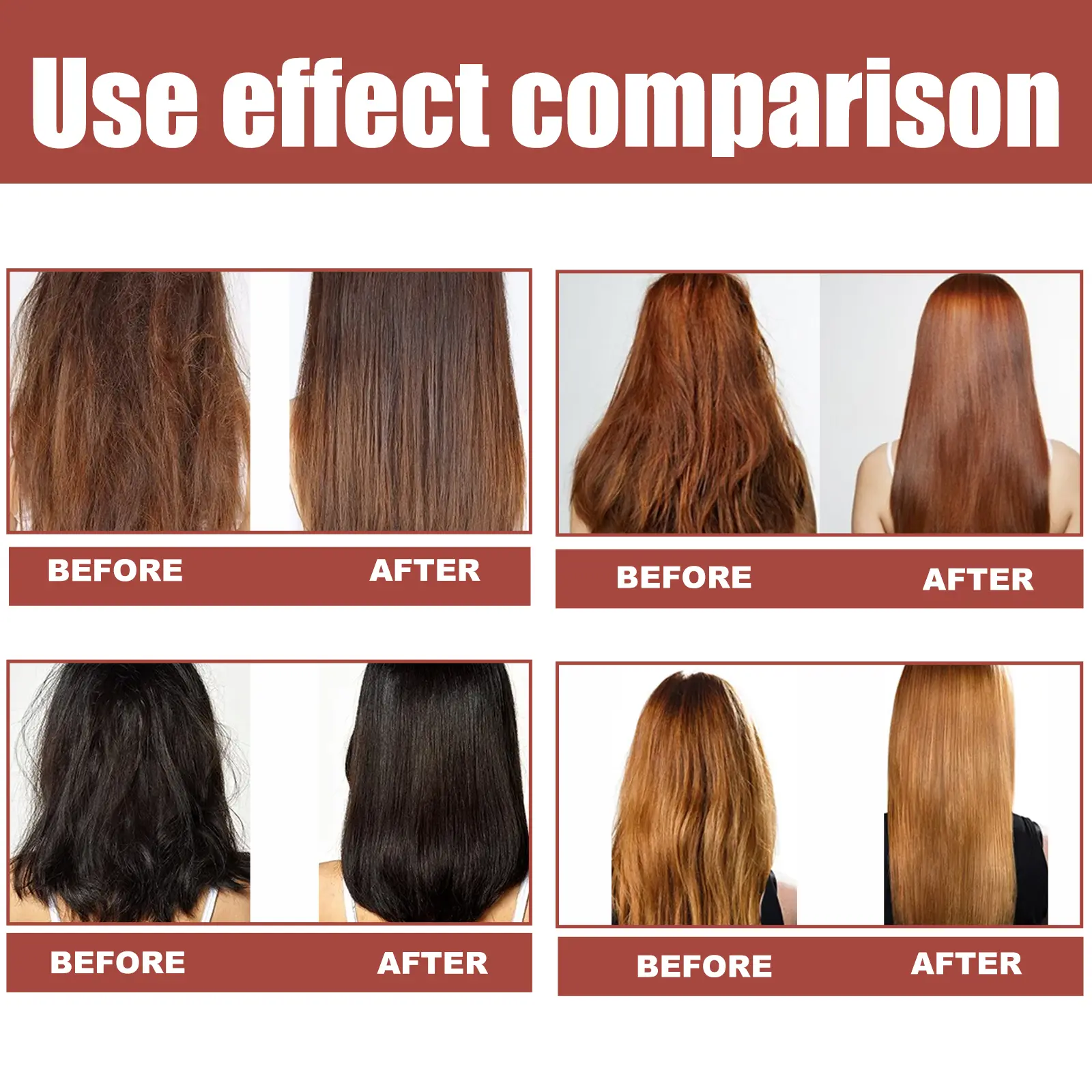 50ml Dense Hair Oil Thick Beautiful Hair-Repair Dry And Frizzy Hair At The Tail Soft And Moisturizing Hair Care Essential-Oil