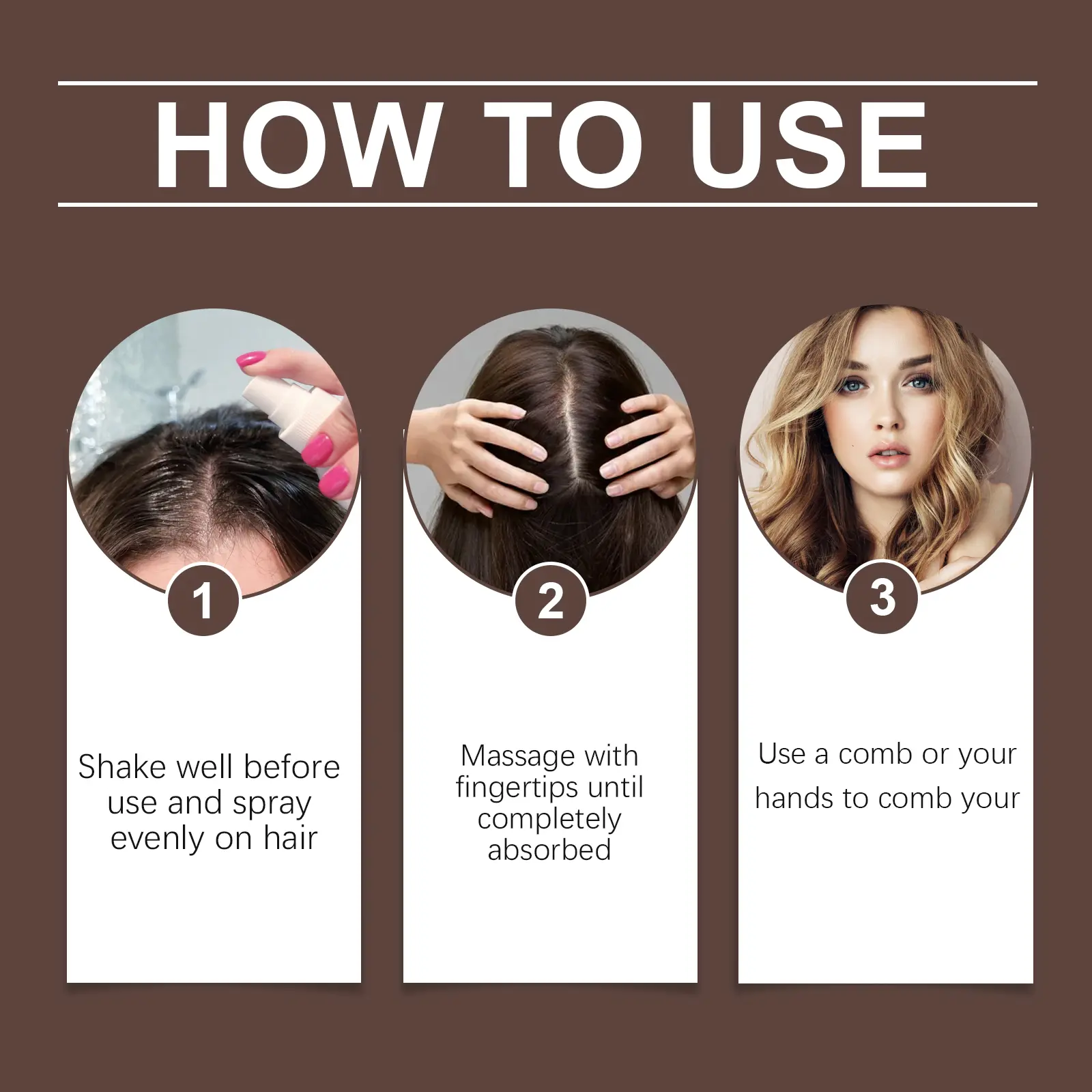 Hair Spray without Shampoo Can Make Hair Greasy and Refreshing in Seconds,Convenient and Fast to go out. Necessary for Traveling
