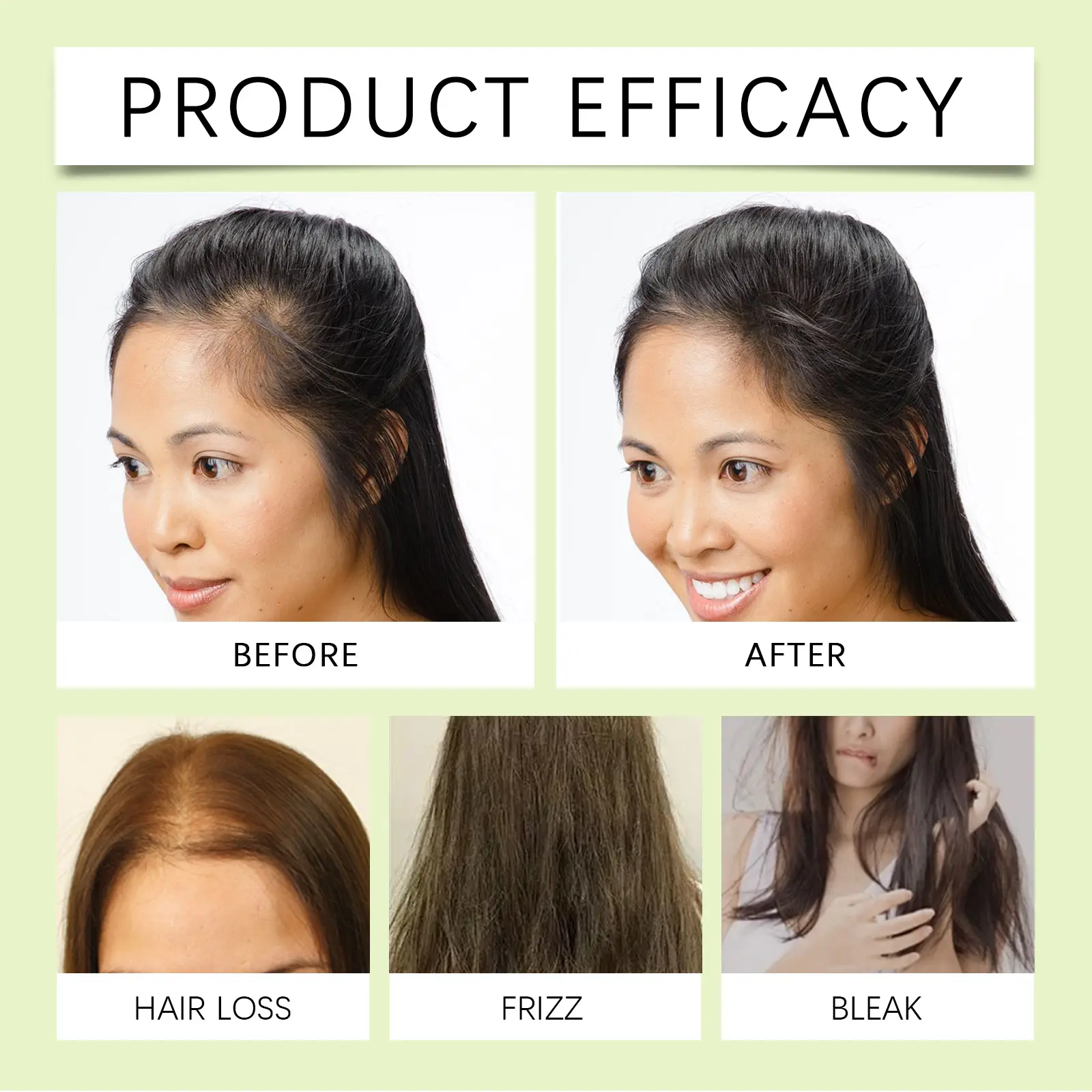 OUHOE Herbal Conditioning Oil Hydrates, Moisturizes, Repairs Dry, Frizzy, Smooth, Thick Hair Oil