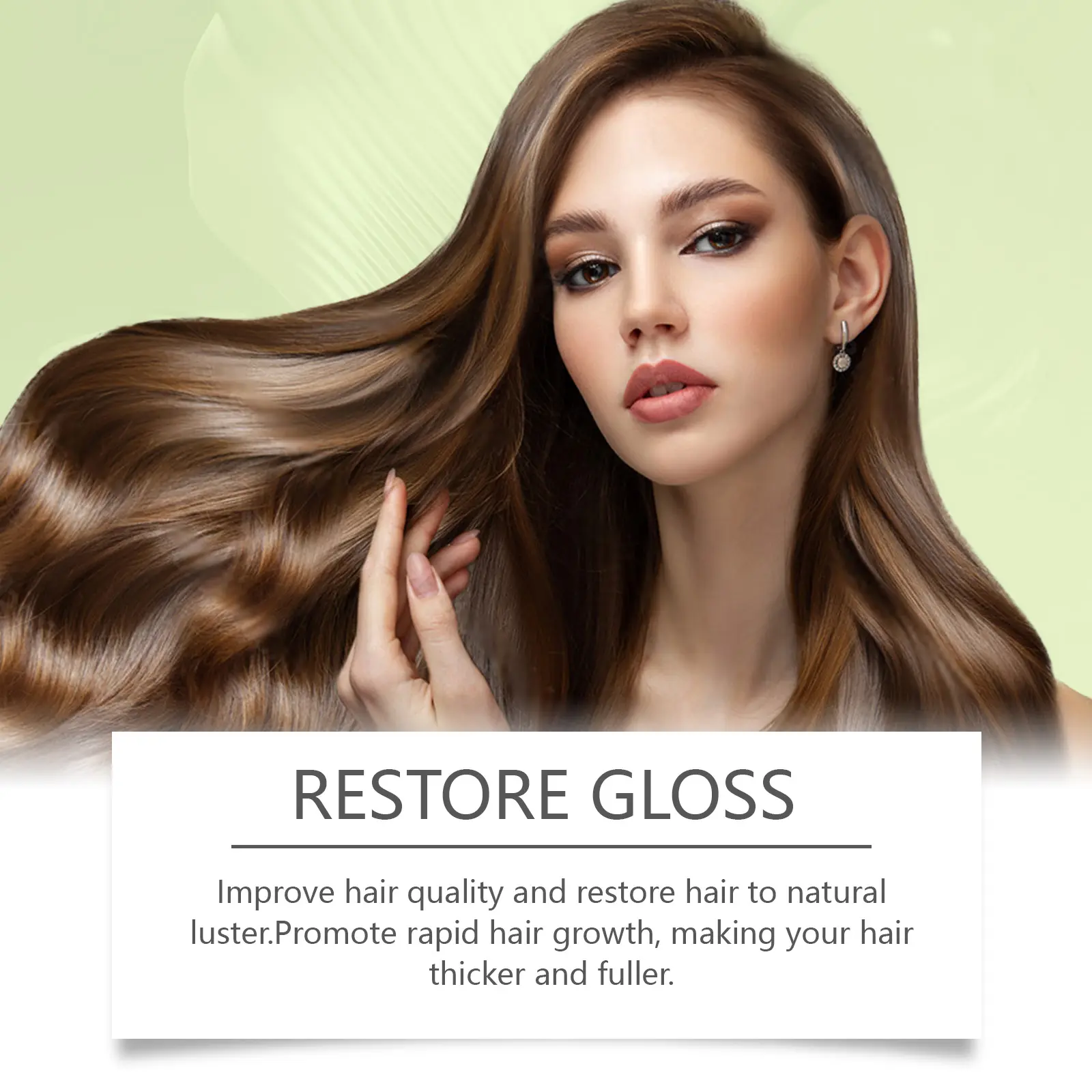 OUHOE Herbal Conditioning Oil Hydrates, Moisturizes, Repairs Dry, Frizzy, Smooth, Thick Hair Oil
