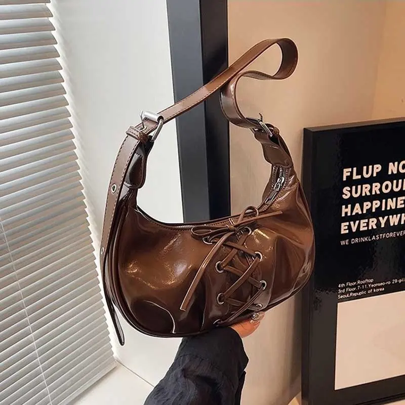 Shoulder Bag for Women Girls Trendy Evening Clutch Purse Pu Leather Under the Arm Purses Slings Bag Handbag Saddles Bag bolsos