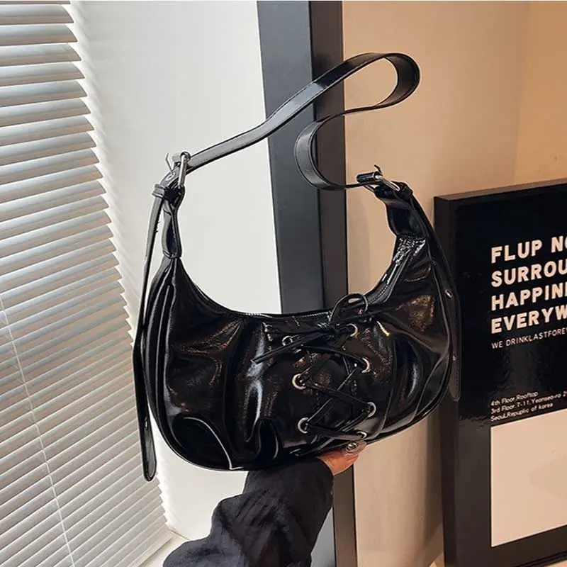 Shoulder Bag for Women Girls Trendy Evening Clutch Purse Pu Leather Under the Arm Purses Slings Bag Handbag Saddles Bag bolsos