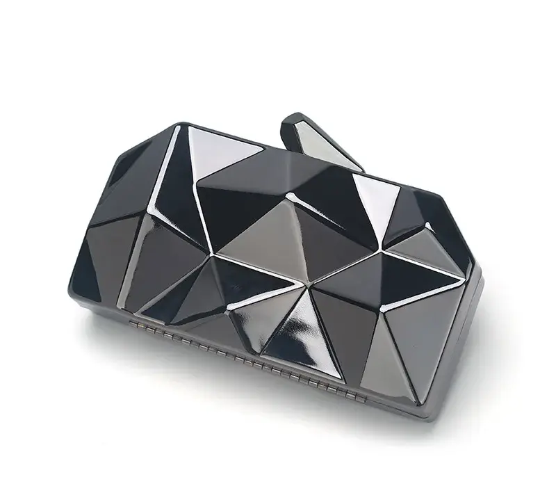 Women's Handbag Bags for Women 2024 Clutches Fashion Geometric Mini Party Evening Purse Crossbody Shoulder Bag Gold Box Clutch