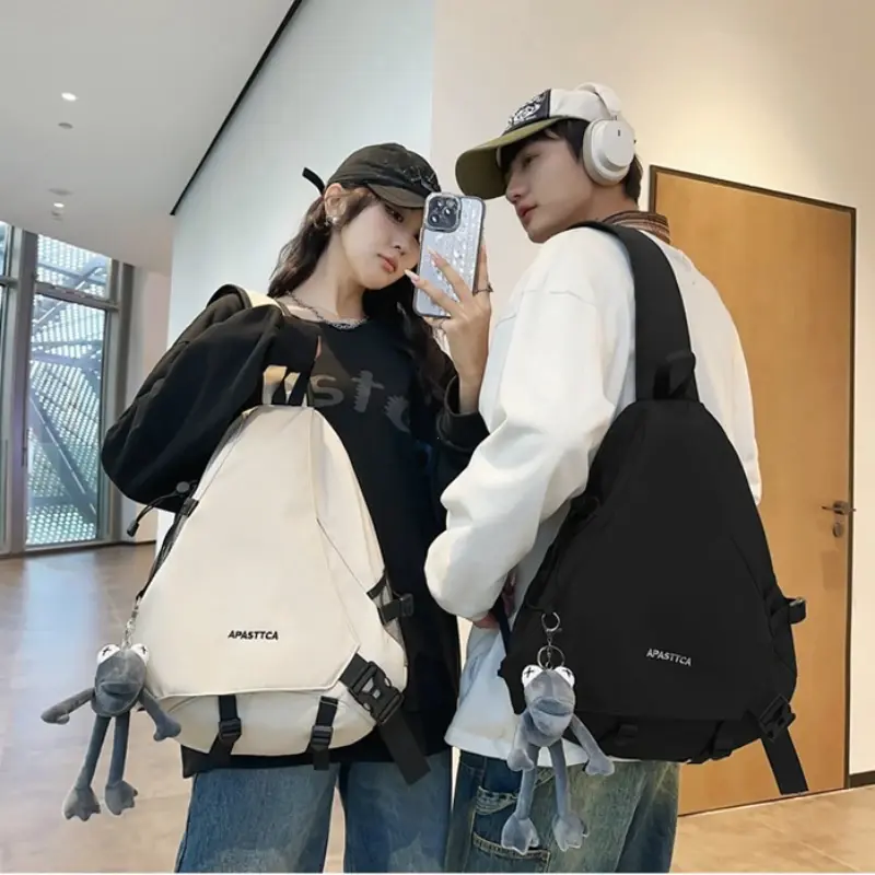 2024 New Chest Bag Men's Crossbody Bag Multi Functional Casual One Shoulder Backpack Large Capacity Messenger Bags for Men Bolsa