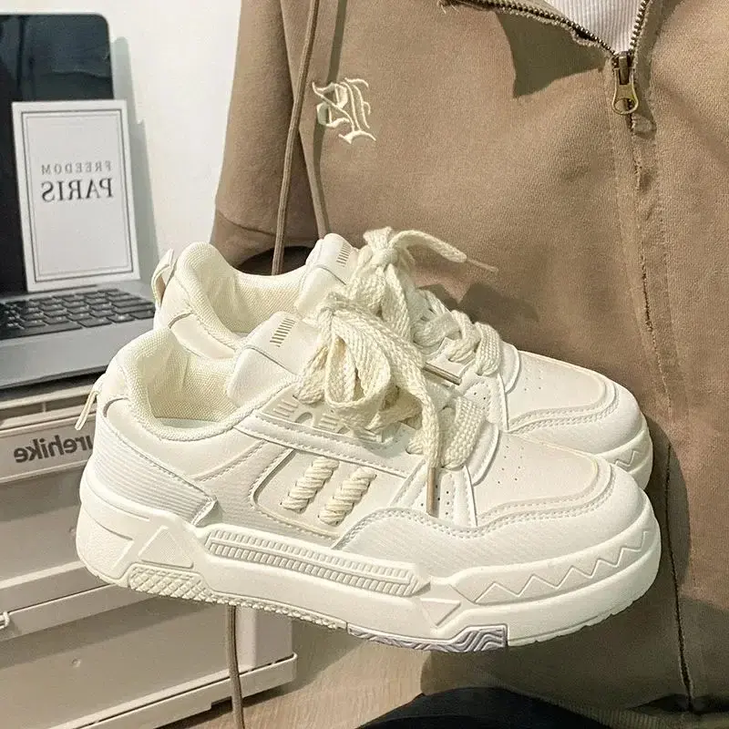 Women's Shoes 2024autumn and Winter New Original Thick Soled Small White Shoes American Trend Casual Fashion Shoes for Women
