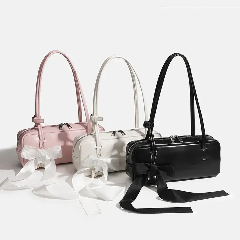 Fashion Solid Large Capacity Shoulder Bags Interior Compartment Soft 2024 High Quality Bags for Women Zipper Pu Women's Handbags