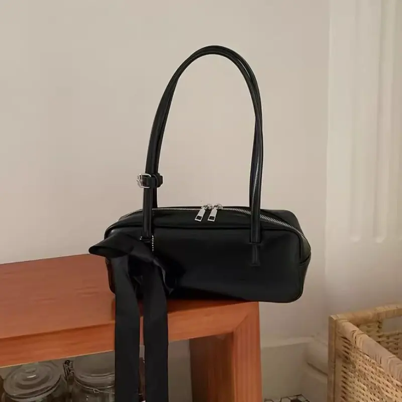 Fashion Solid Large Capacity Shoulder Bags Interior Compartment Soft 2024 High Quality Bags for Women Zipper Pu Women's Handbags