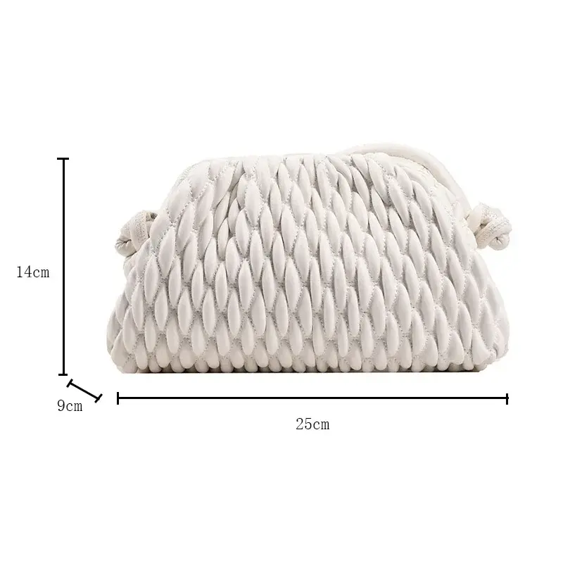 Luxury Brand Shoulder Bag for Women Fashion Embroidered Thread Messenger Bag Cute Purse Crossbody Bag Designer Clutch Hobos