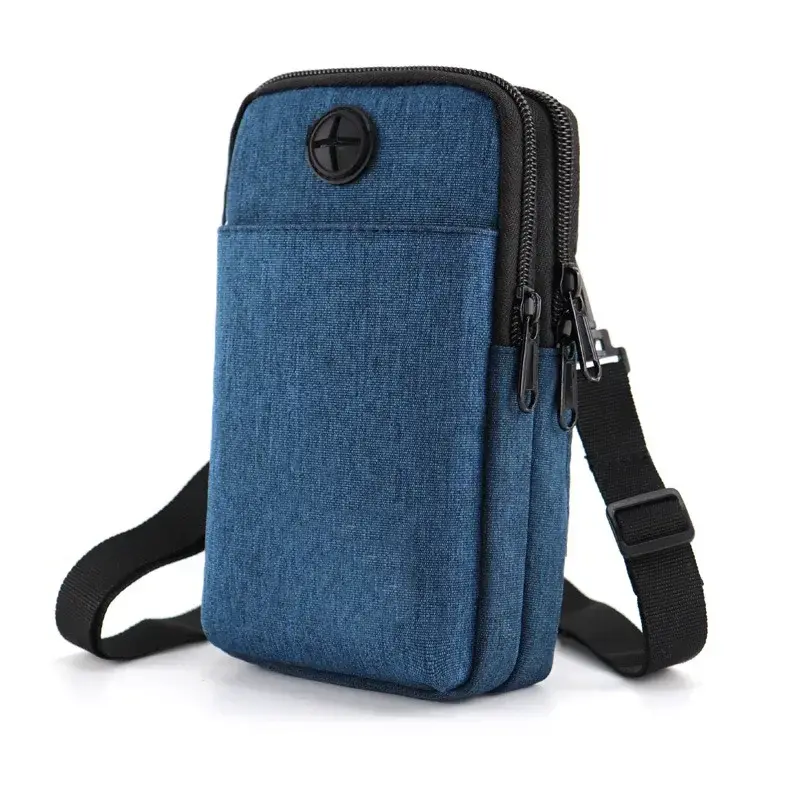 Fashion Waist Bag Purse Outdoor Sports Travel Pocket Waist Fanny Pack Men 7.2 Inch Phone Pouch Camping Hunting Tactical Bag