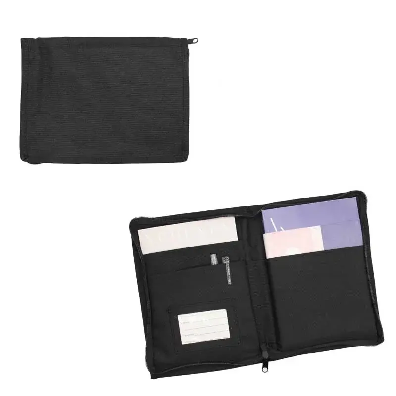 Car Interior Supplies Oxford Cloth Multi-pocket Portable Document Storage Bag Glove Box Manual Registration Card Storage Bag