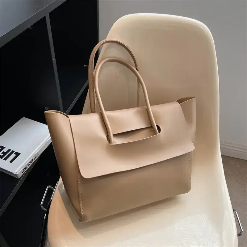 Fashion Women Shoulder Bags 2023 New Large Capacity Handbags Simple Retro Tote Bags Solid Color Famous Brand High Quality Bags