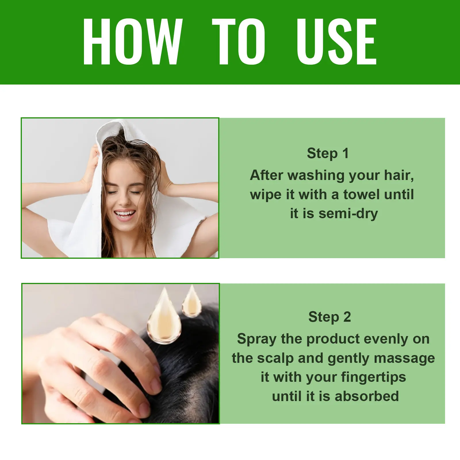Hair Growth Treatment Protect Moisturize Scalp Improve Hair Quality Natural Hair Nutrient Solution For Men Women Hair Root Spray