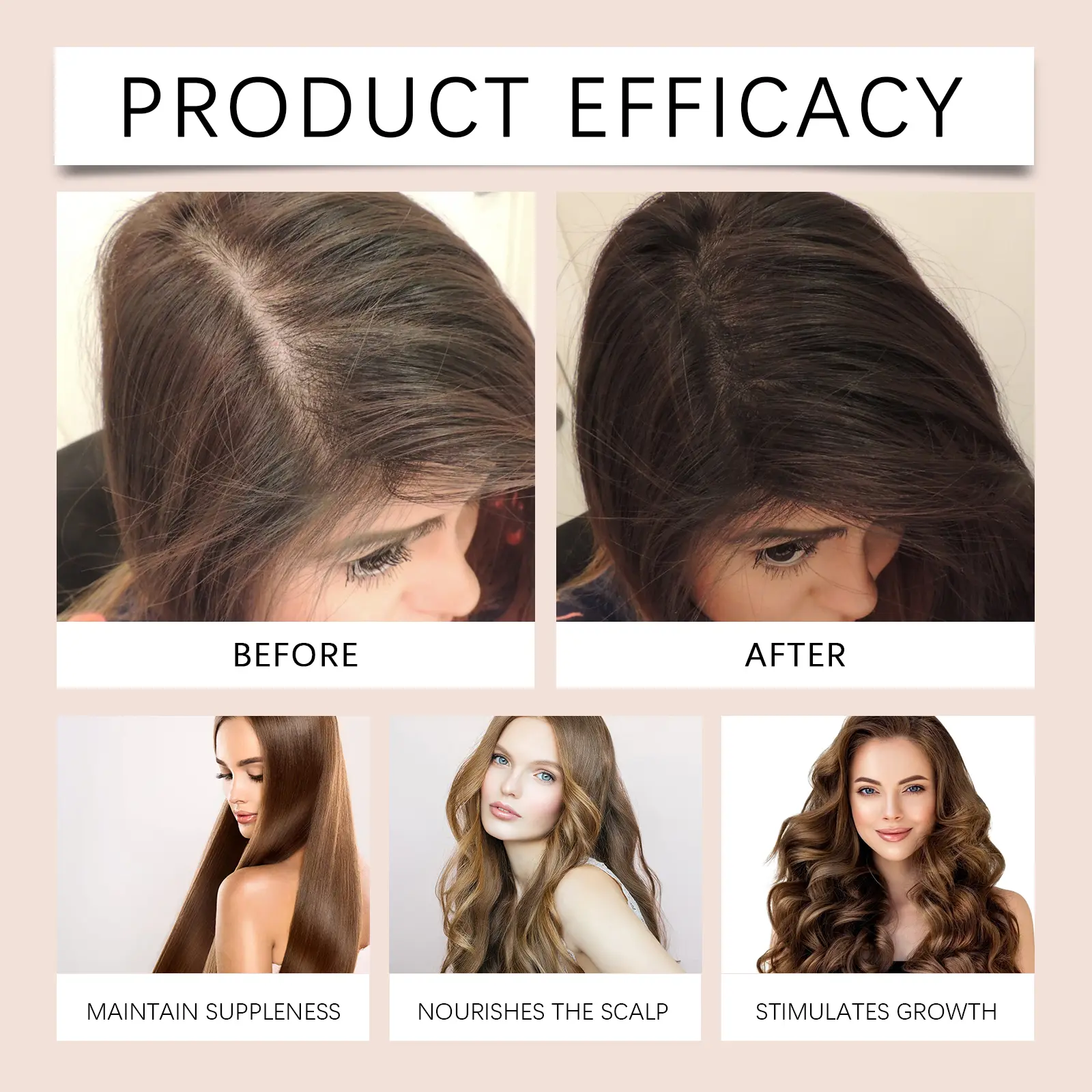 Hair Growth Oil Reduce Loss Keep Smooth Atomizing Nourishing Damage Baldness Essential Scalp Treatment Black Hair Care Essence