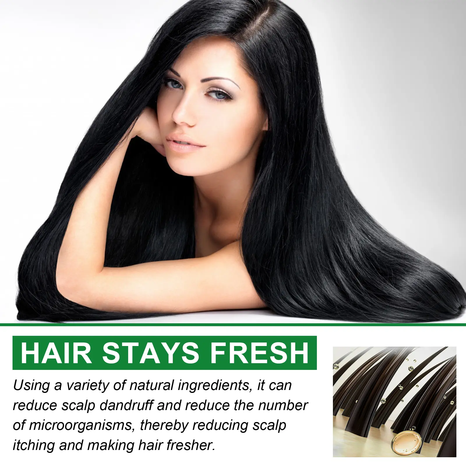Anti Dandruff Shampoo Seborrheic Anti-Itching Treatment Oil Control Scalp Cleansing Strengthen Hair Roots Smoothing Hair Shampoo