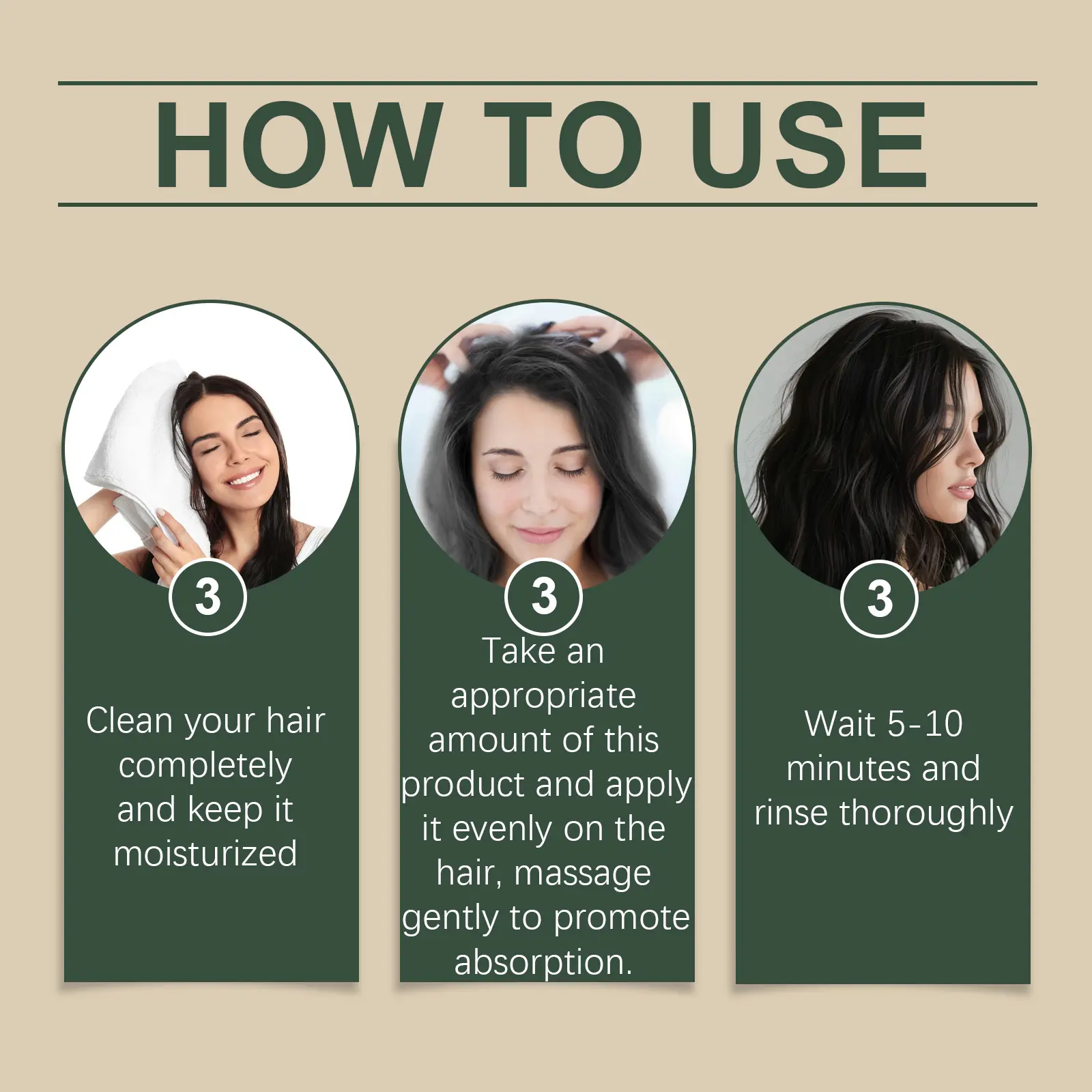 Moisturizing Hair Mask Improve Damage Rough Hair Reduce Split Ends Breakage Anti Frizzy Smoothing Hair Scalp Care Product