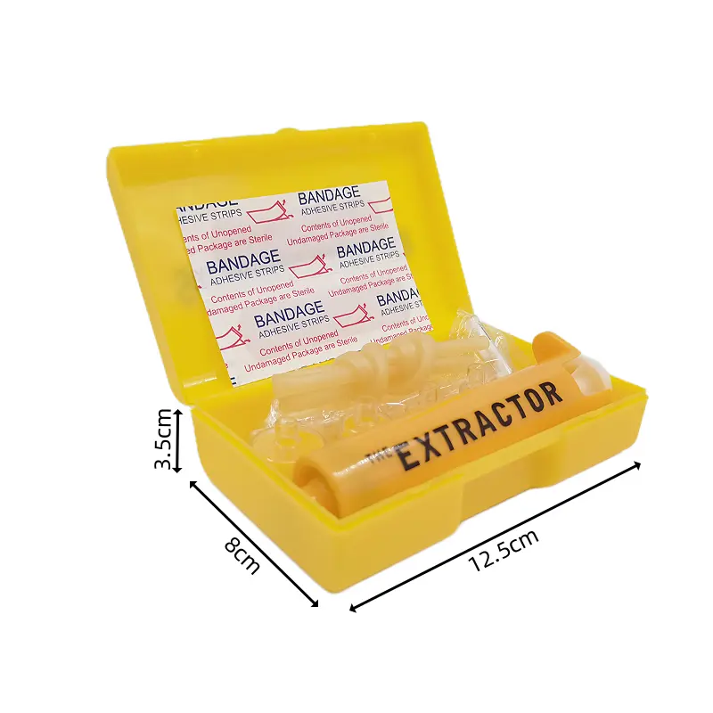 Outdoor Insect Snake Bite Vacuum Venom Extractor Wild Venomous Bee Bites Vacuum Detox Pump Emergency First Aid Kit Survival Tool