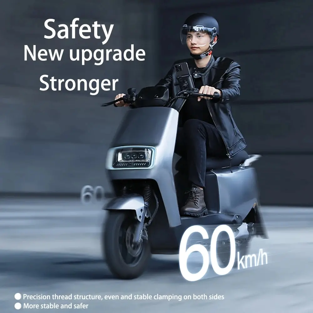 Motorcycle Phone Holder Motorbike Mirror Mobile Stand Bike 360° View Bicycle Phone Holder GPS Clip Cellphone Handlebar Mount