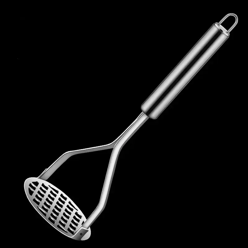 Stainless Steel Potato Masher Pumpkin Garlic Vegetable Fruit Easy Mud Press Grinder Children Food Crusher Kitchen Accessories