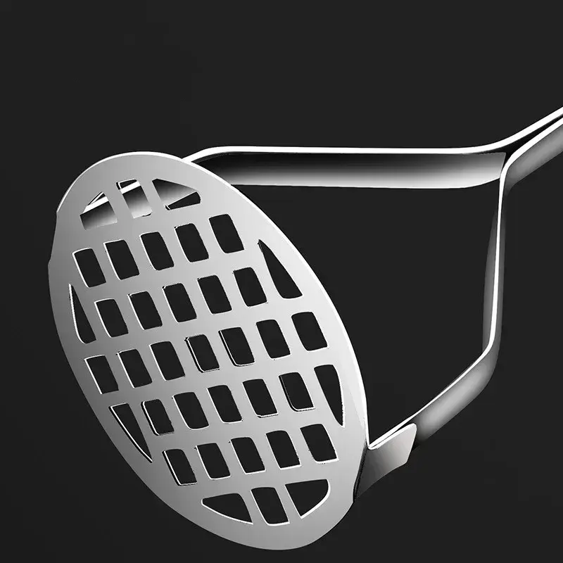 Stainless Steel Potato Masher Pumpkin Garlic Vegetable Fruit Easy Mud Press Grinder Children Food Crusher Kitchen Accessories
