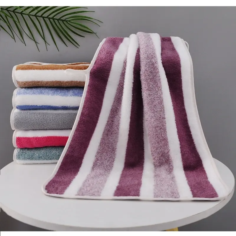1 Pc Thickened Quick Drying Absorbent Bath Towel Soft Face Towel for Home Bathroom