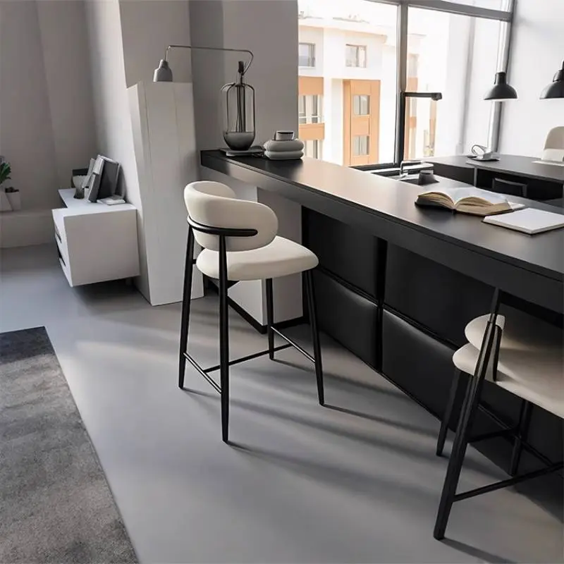 Industrial Kitchen Bar Stools Counter Minimalist Designer Outdoor Bar Stools Breakfast Island Taburetes De Bar Furniture