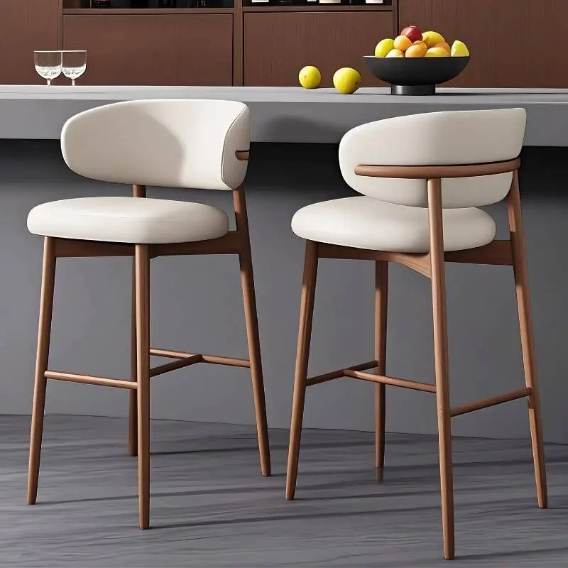 Industrial Kitchen Bar Stools Counter Minimalist Designer Outdoor Bar Stools Breakfast Island Taburetes De Bar Furniture
