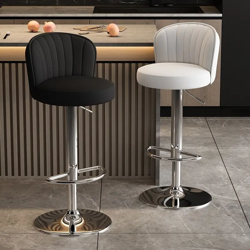 Adjustable Swivel Bar Stools Counter Minimalist Breakfast Dinning Bar Stools Island Sustainable Taburetes De Bar Furniture
